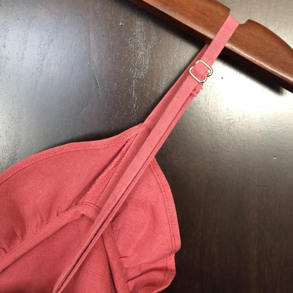 Rebecca Taylor linen sleeveless ruffle wrap dress - Picture 9 of 12